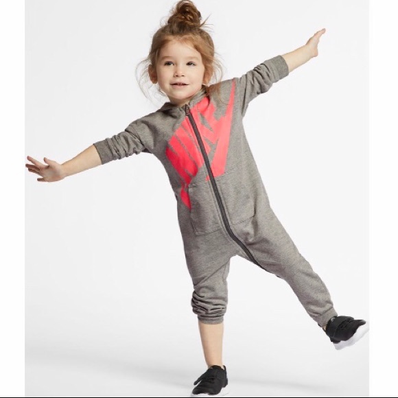 nike baby hooded coverall